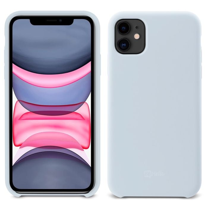 BeHello iPhone 11 Liquid Silicone Case - Sky Blue - Oraxxi