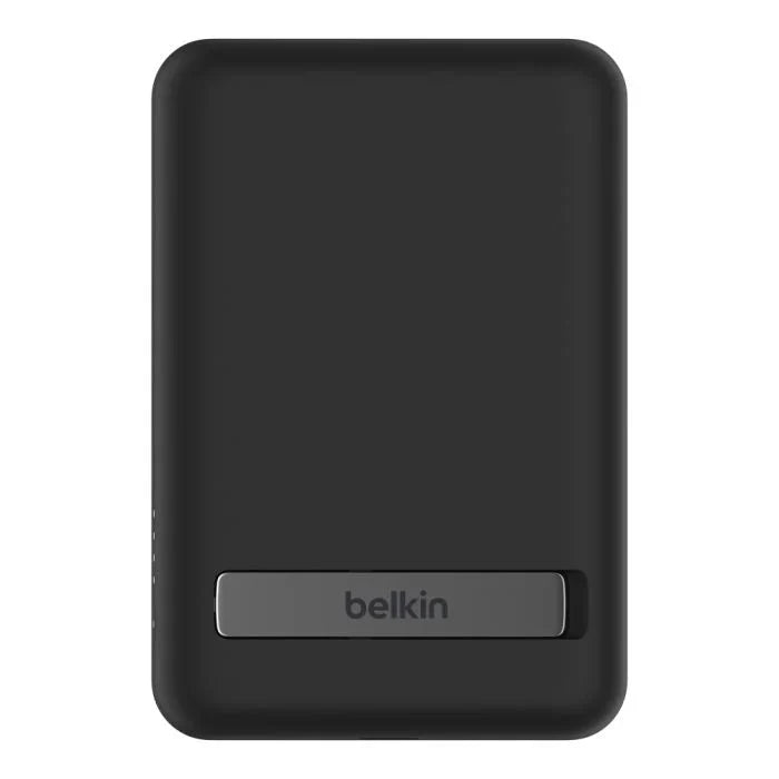 Belkin 5K Magnetic Wireless 5000mAh Power Bank + Kick Stand - Black - Oraxxi