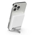 Belkin 5K Magnetic Wireless 5000mAh Power Bank + Kick Stand - White - Oraxxi