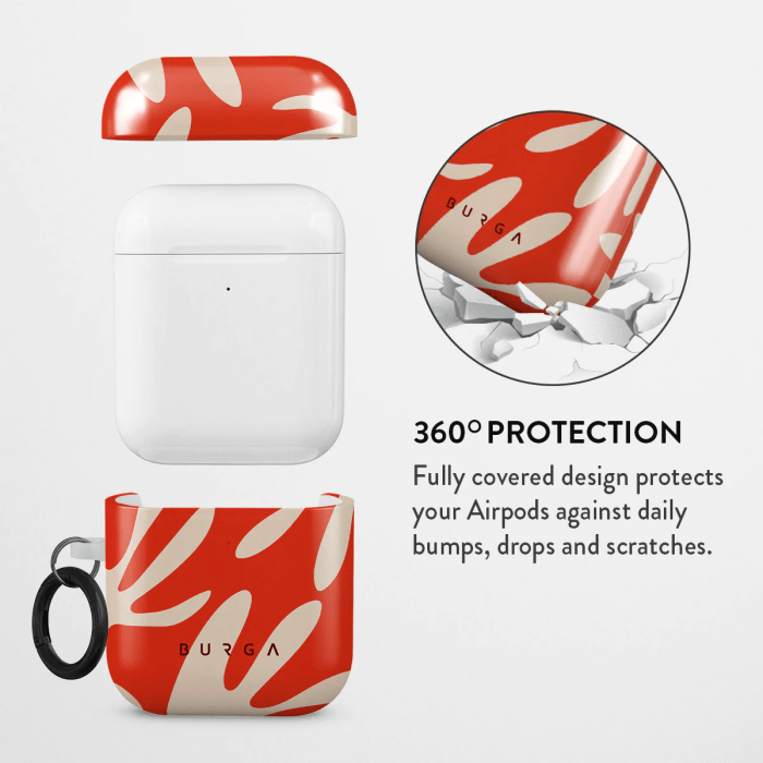 Burga AirPods (1st & 2nd Gen) Case - Heatwave - Oraxxi