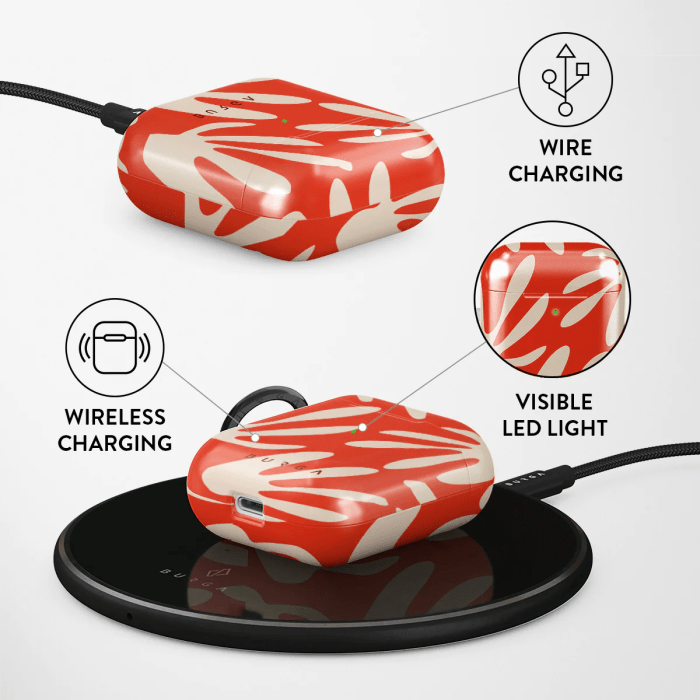 Burga AirPods (1st & 2nd Gen) Case - Heatwave - Oraxxi
