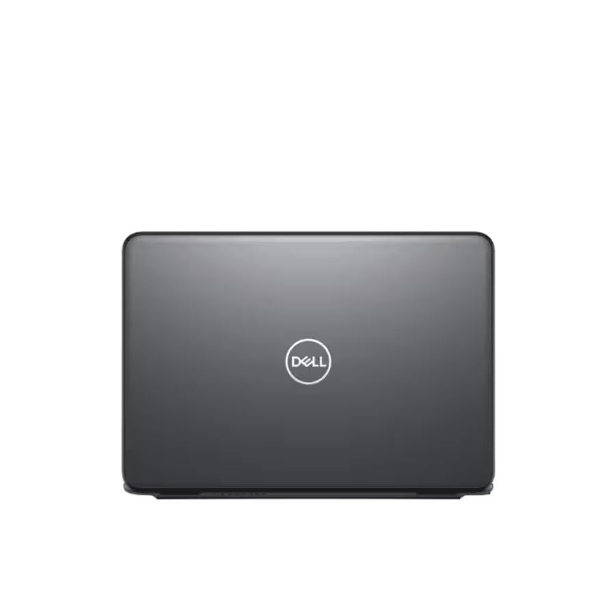 Dell Latitude 3300 laptop with Core i5 8th Gen processor, 8GB RAM, and 256GB SSD, shown on a desk with a closed lid.