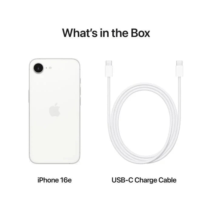 iPhone 16e 128GB - White - Oraxxi